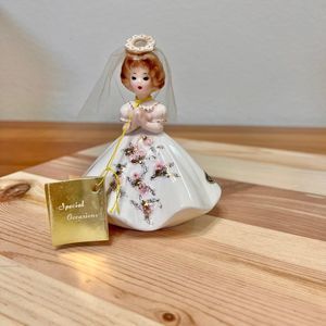 Vintage 1950s Josef Originals First Communion Figurine Girl, Vintage Dolls